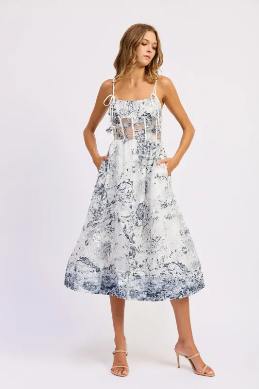Cyrus Midi Dress made by En Saison