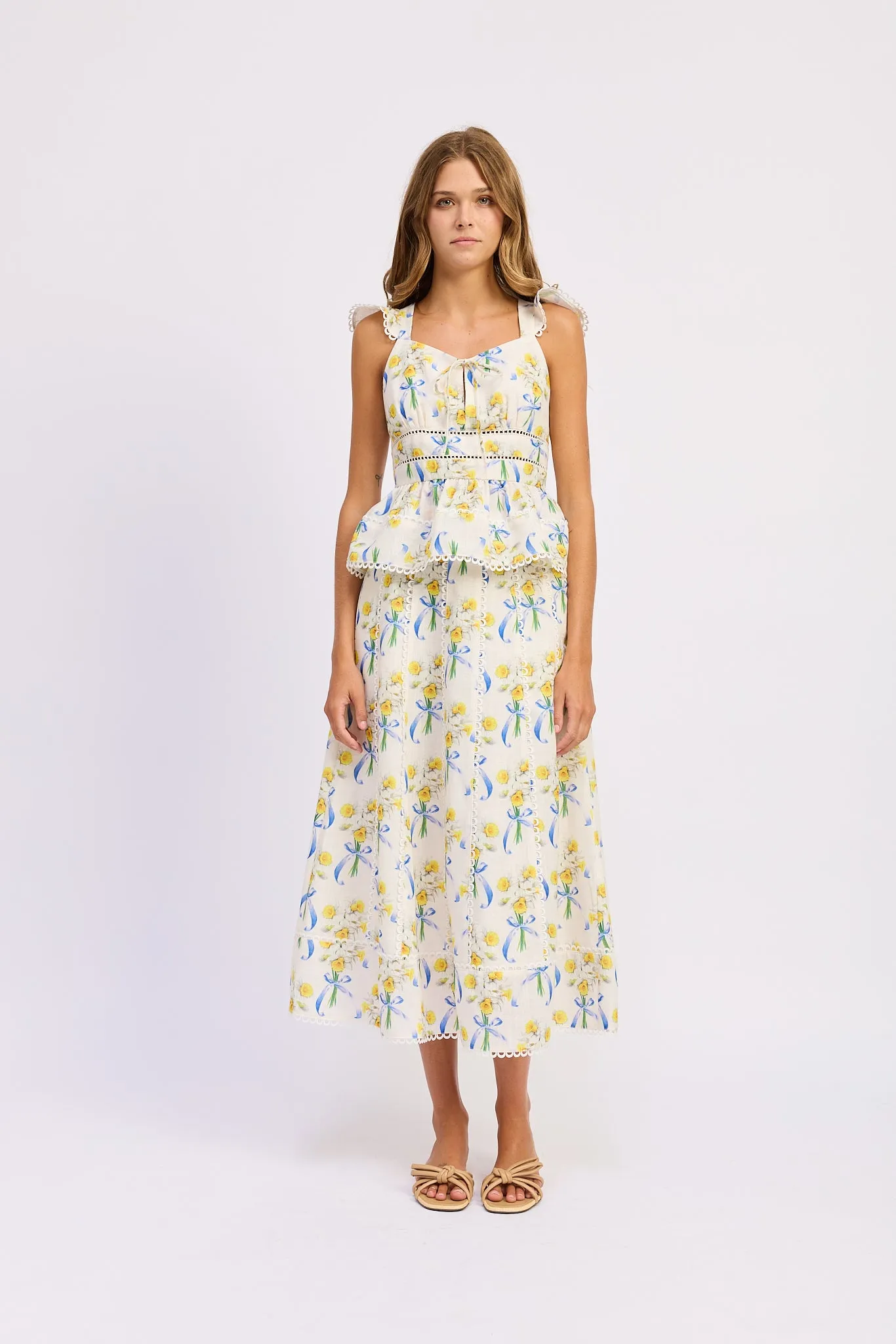 Audrey Midi Skirt sold by En Saison