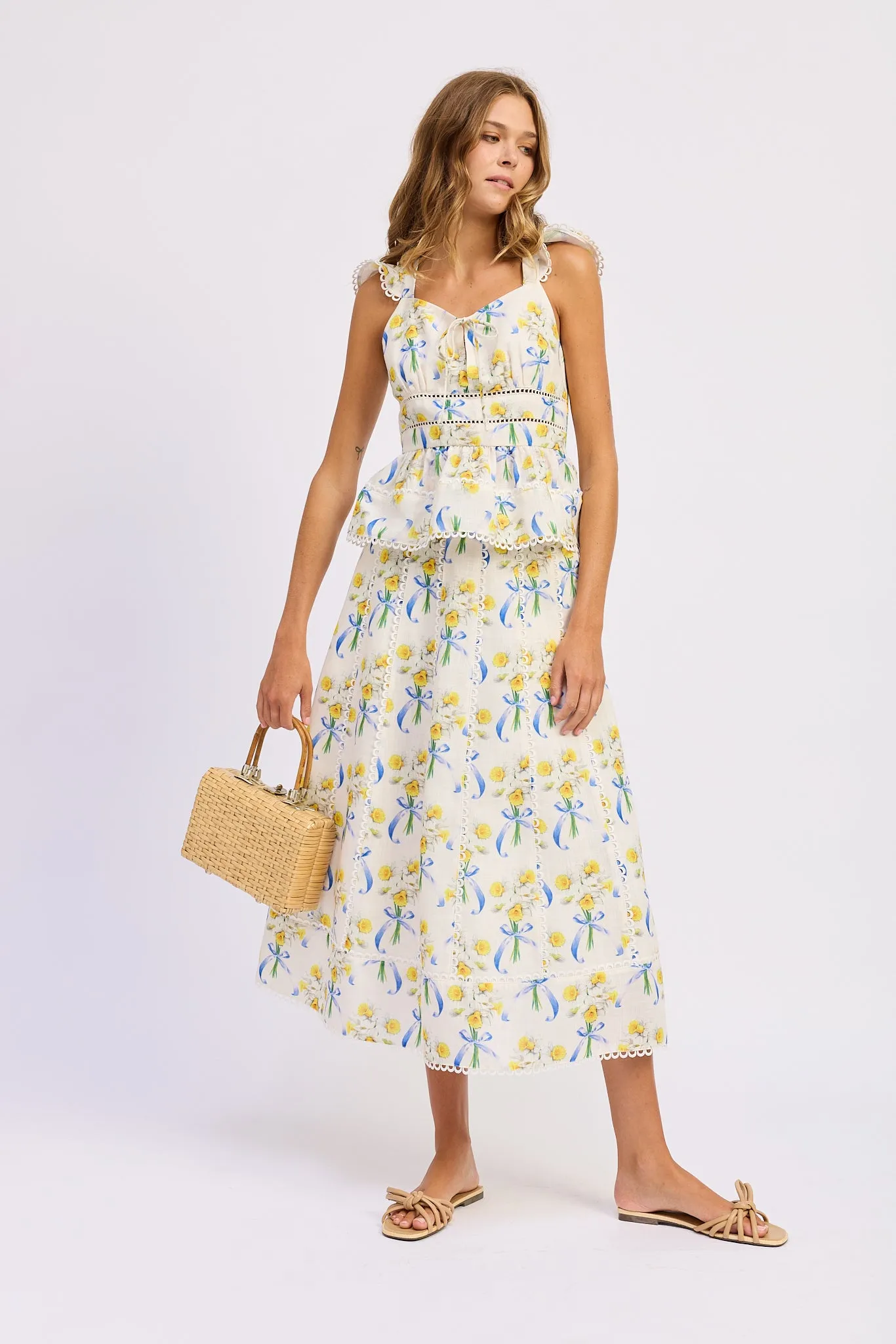 Audrey Midi Skirt sold by En Saison product image thumbnail 4