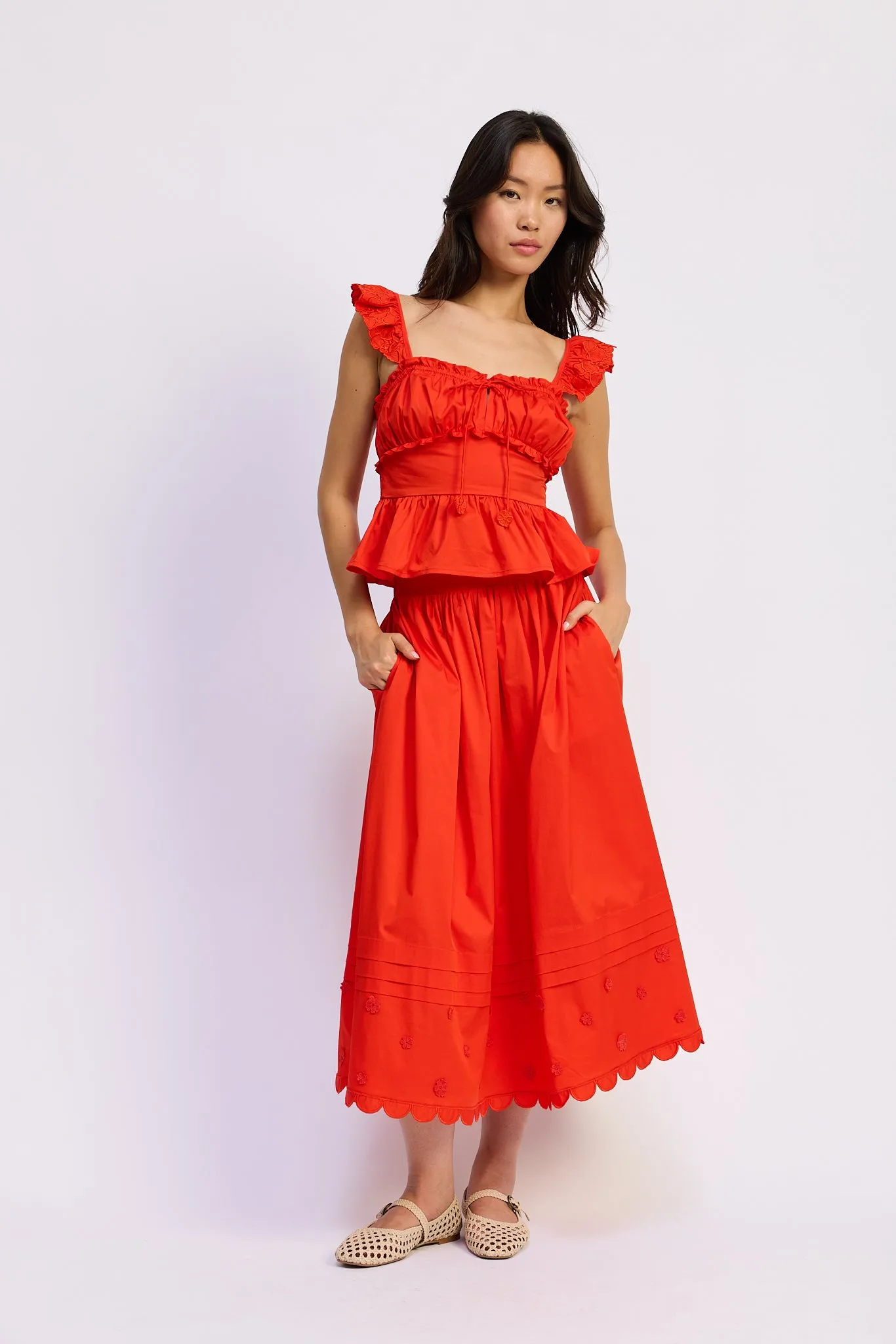 Emerson Peplum Top sold by En Saison product image thumbnail 4