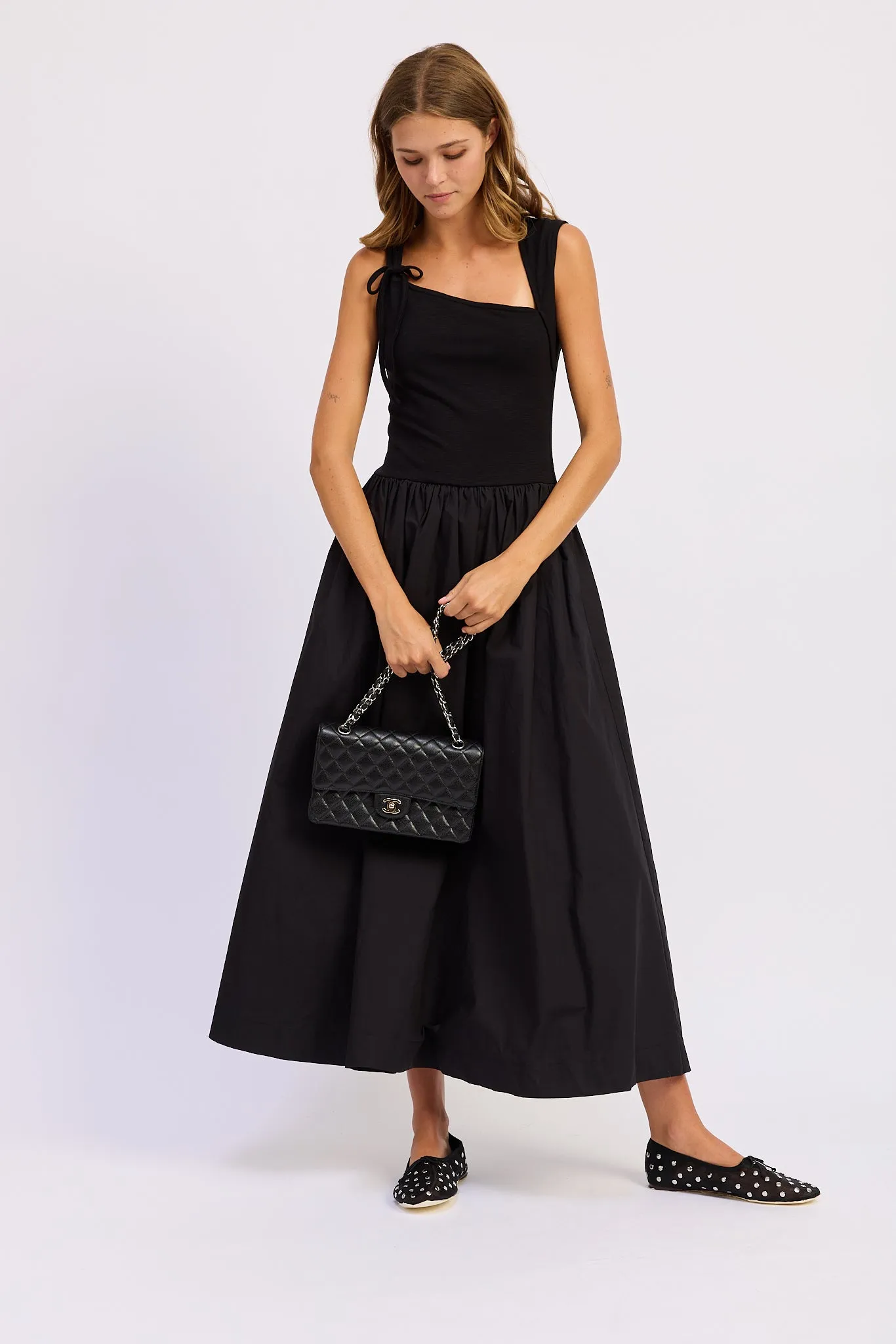Sloane Mixed Media Maxi Dress sold by En Saison product image thumbnail 4