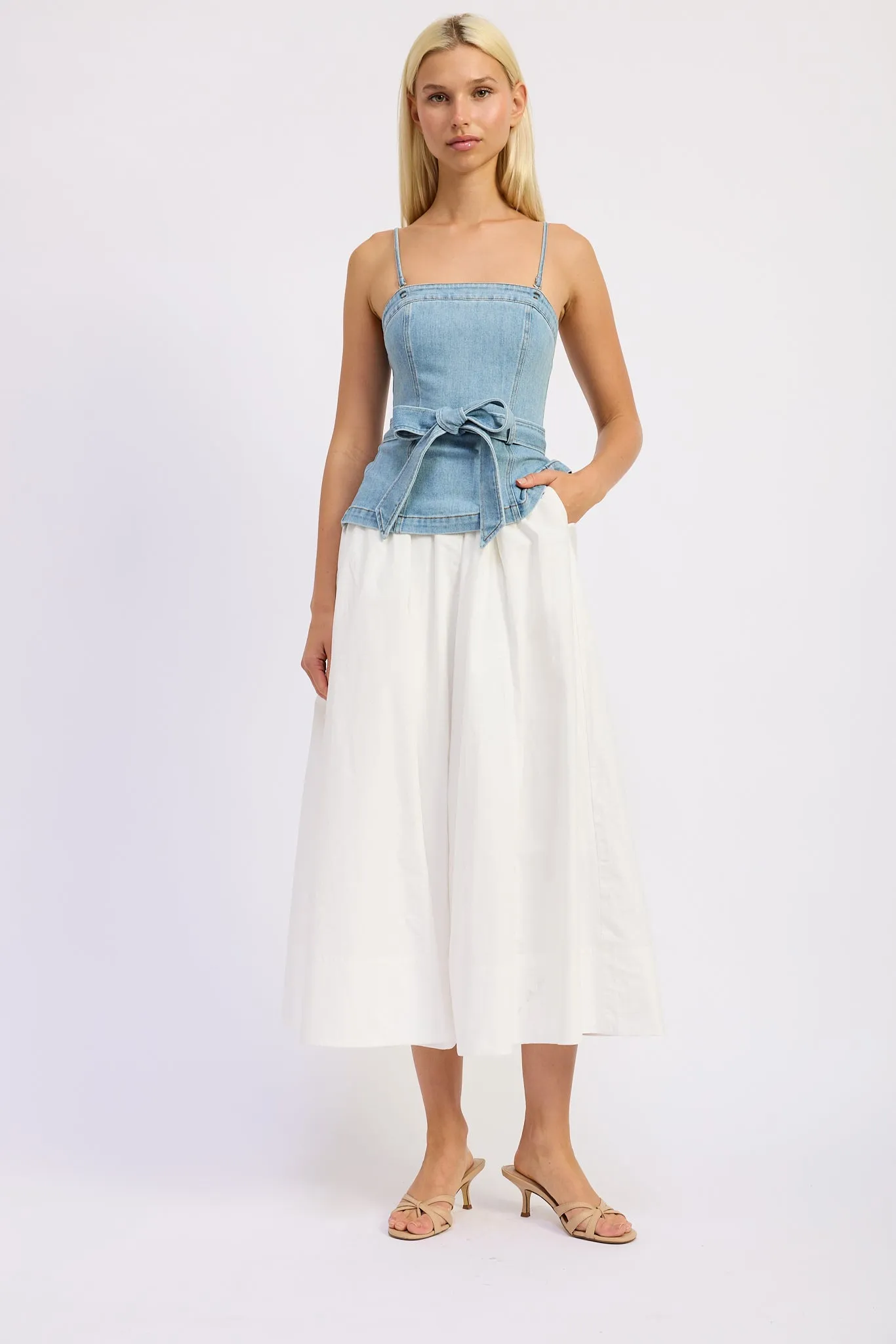 Harlow Denim Midi Dress sold by En Saison product image thumbnail 4