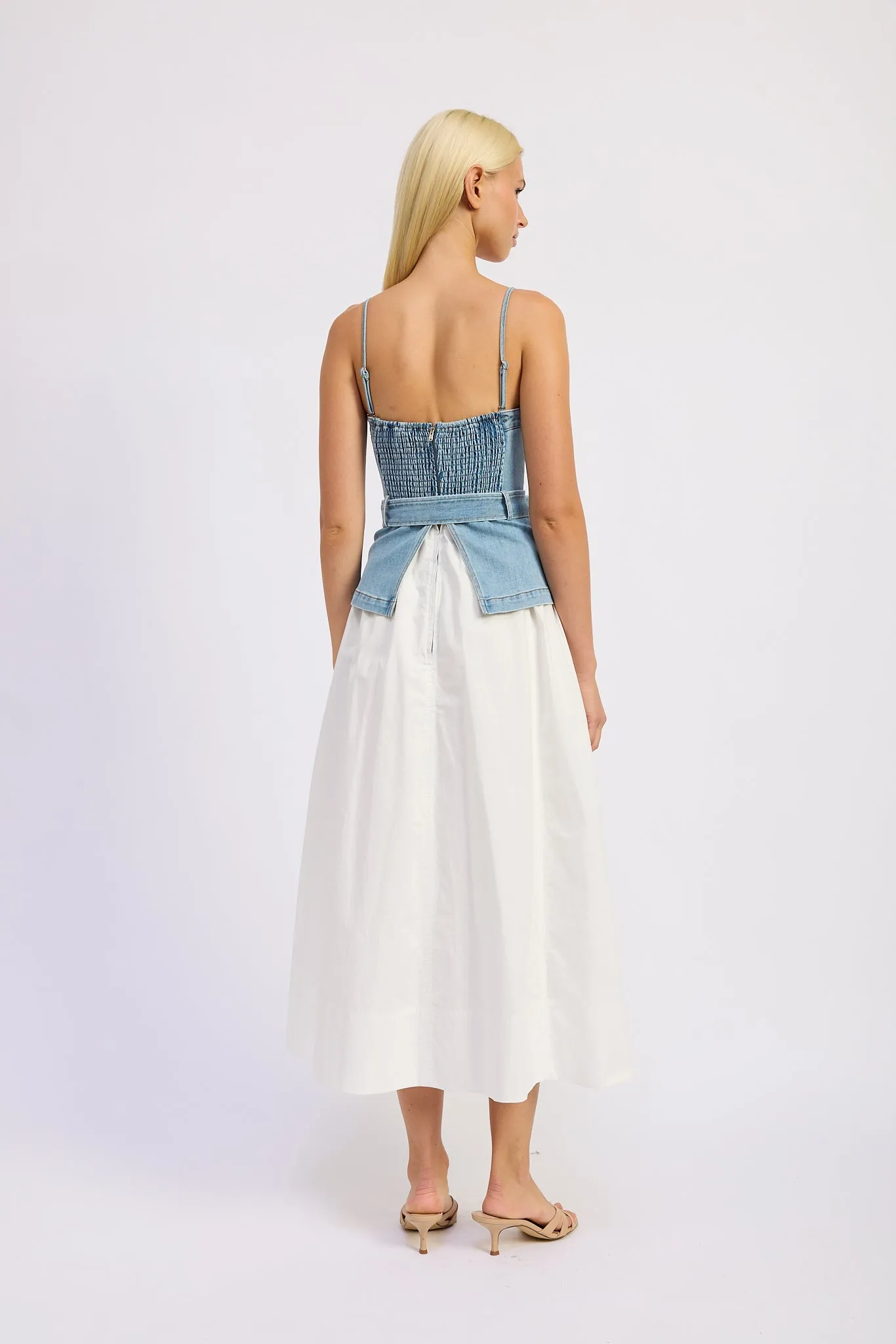 Harlow Denim Midi Dress sold by En Saison product image thumbnail 3