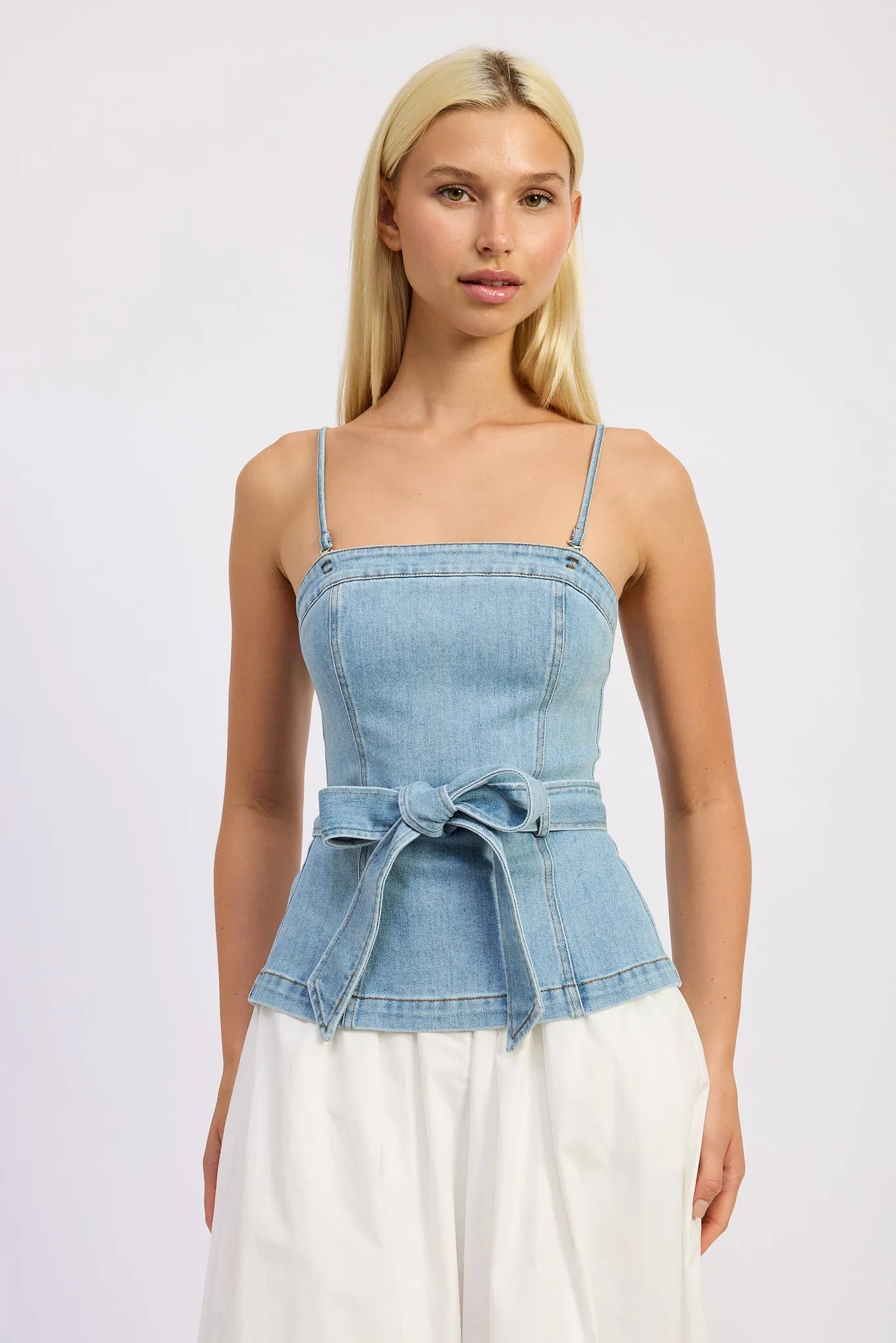 Harlow Denim Midi Dress sold by En Saison product image thumbnail 5