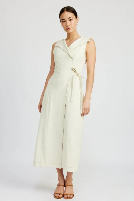 Areli Denim Midi Dress sold by En Saison