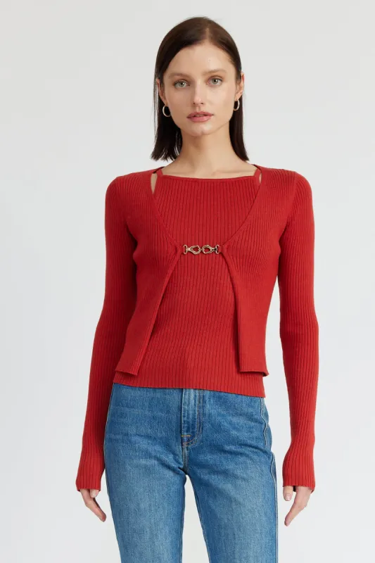 Colby Cardigan and Tank Combo sold by En Saison