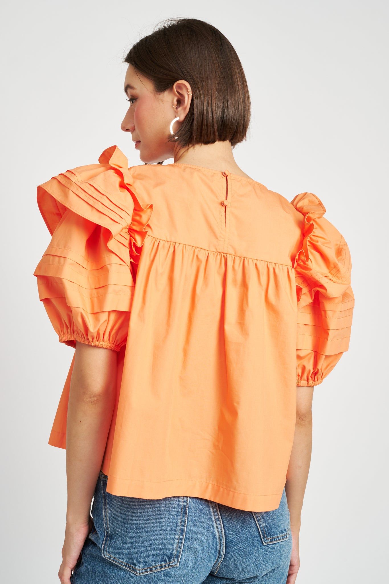 Nessa Pleated Top sold by En Saison product image thumbnail 3