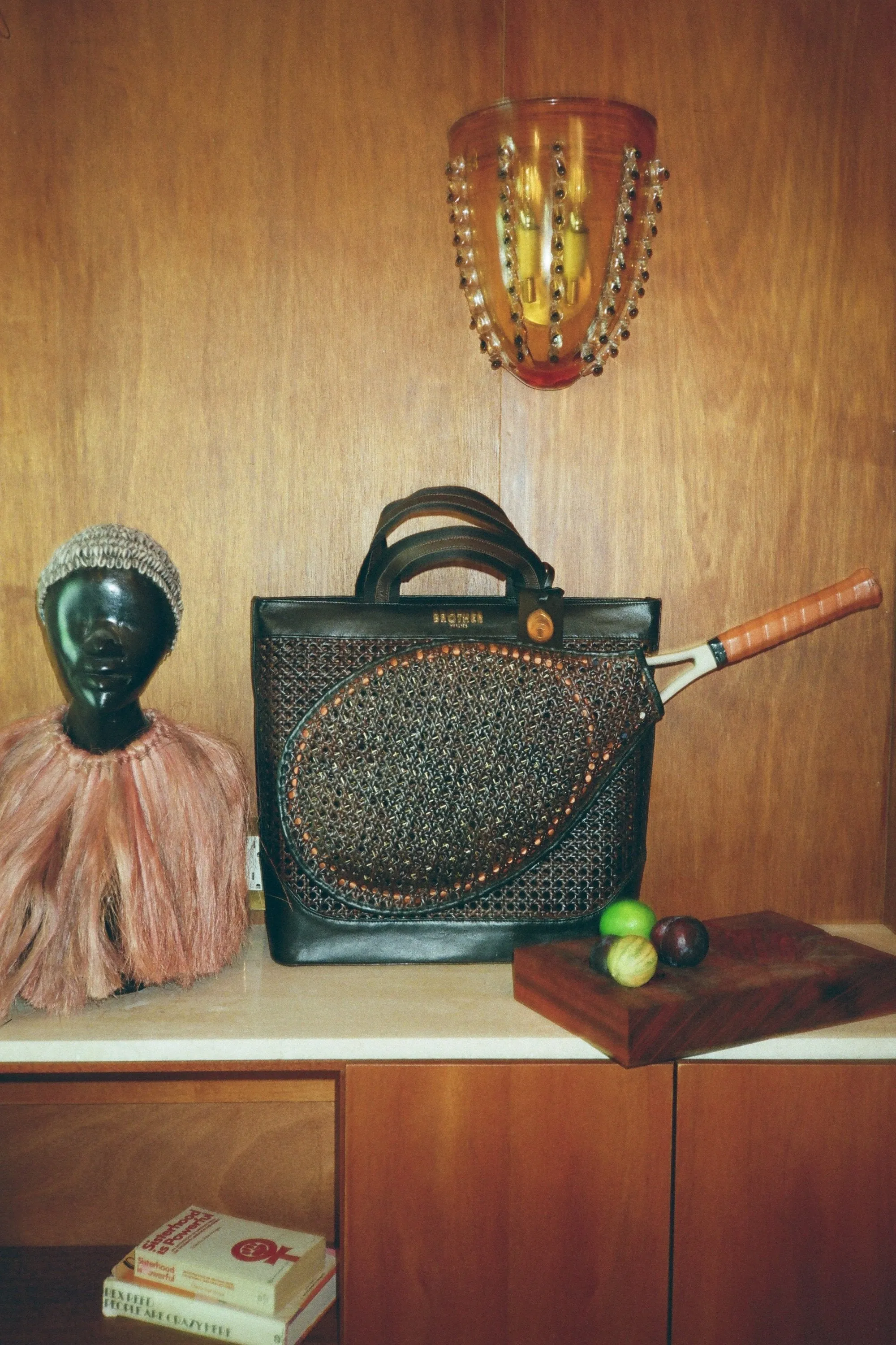 Espresso Tennis Club Tote sold by Brother Vellies product image thumbnail 3