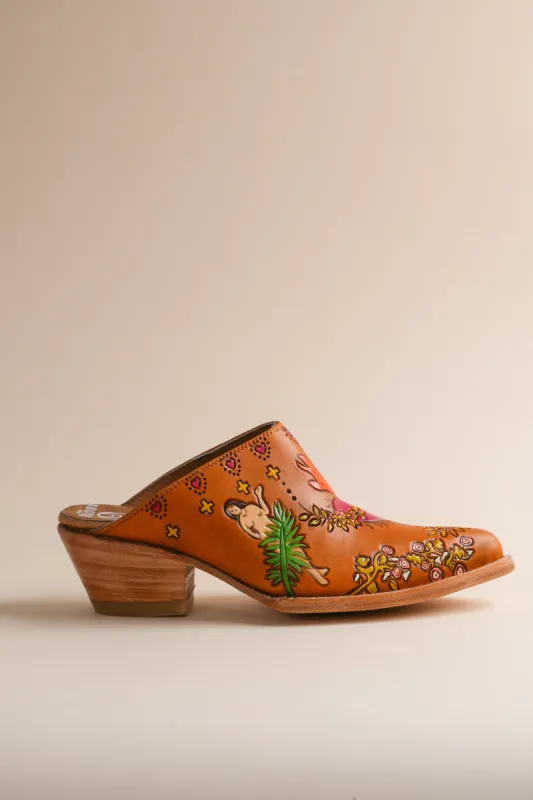 Eve Doodle Mule sold by Brother Vellies