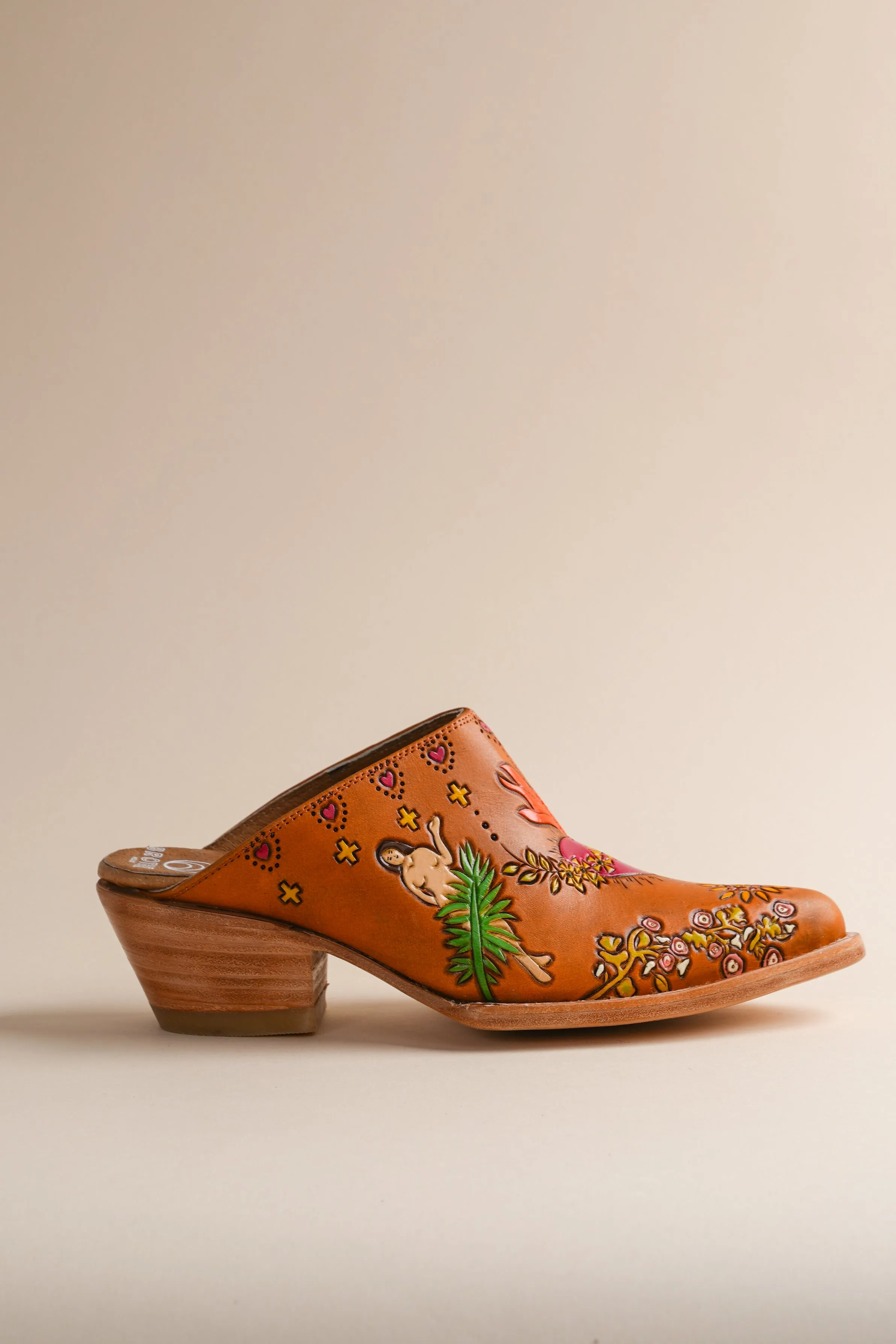 Eve Doodle Mule sold by Brother Vellies