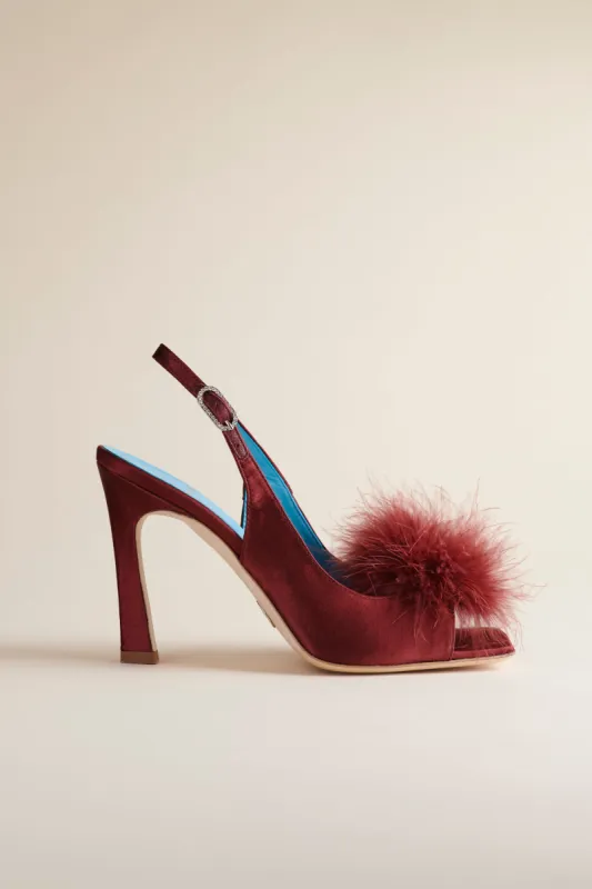 Holly Pump in Oxblood made by Brother Vellies