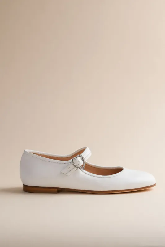 Picnic Shoe in Dove sold by Brother Vellies