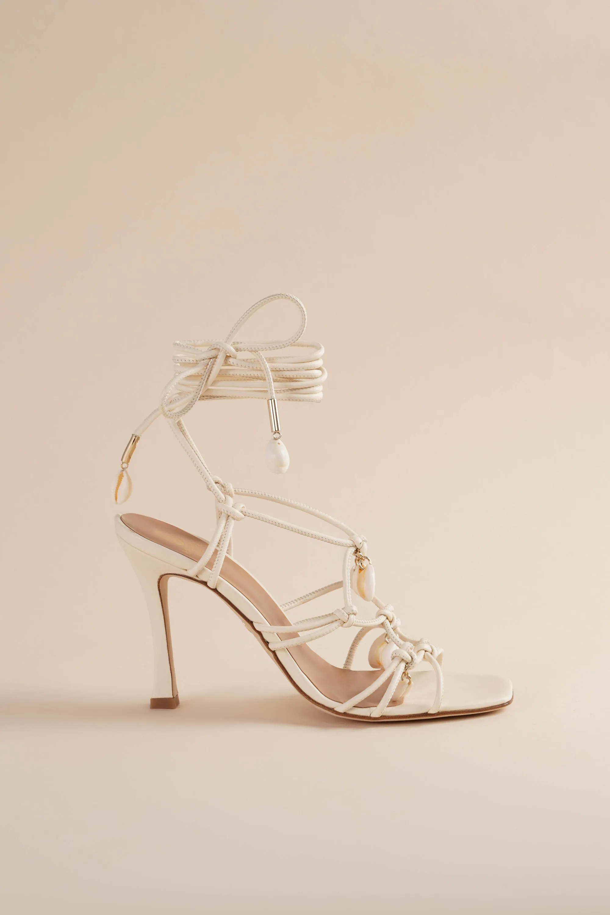 Shoreline Sandal in Ivory sold by Brother Vellies
