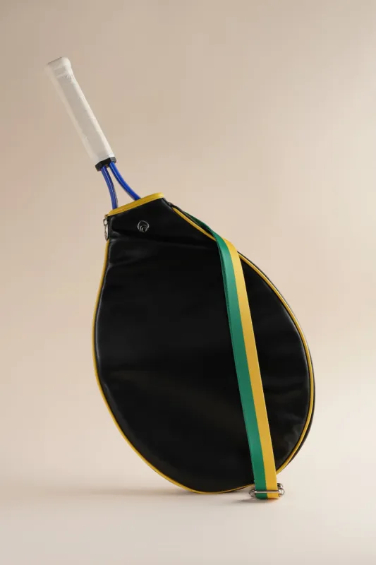 Tennis Racquet Bag in Midnight sold by Brother Vellies