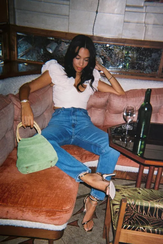 Bamboo Sac in Avocado sold by Brother Vellies