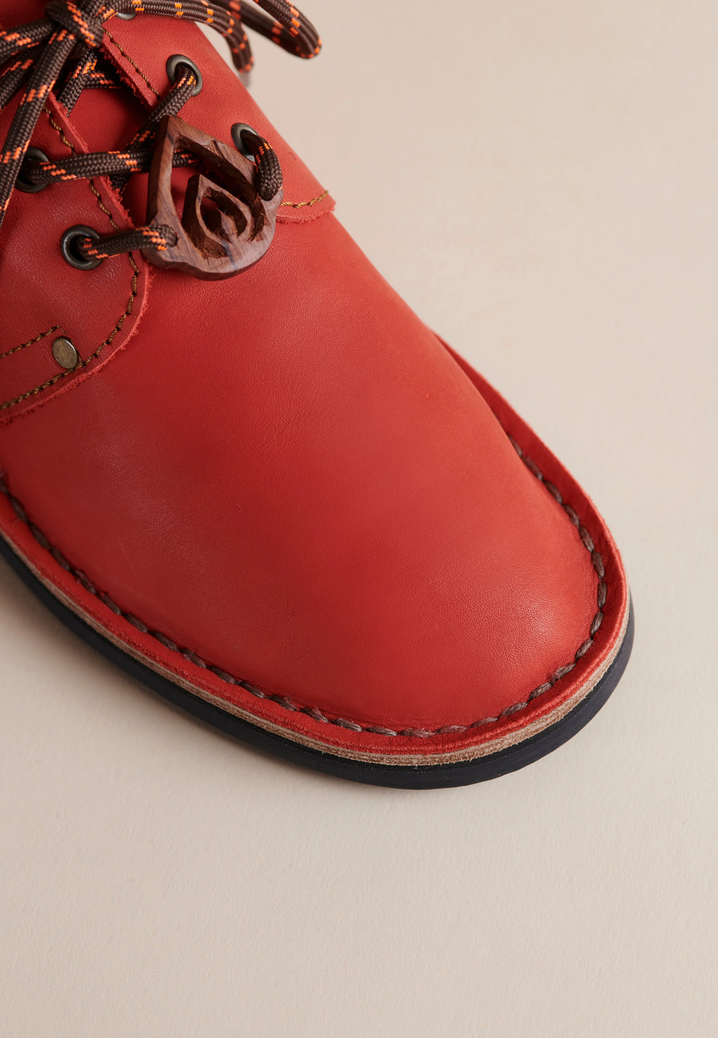 Erongo Vellies in Red Leather sold by Brother Vellies product image thumbnail 5