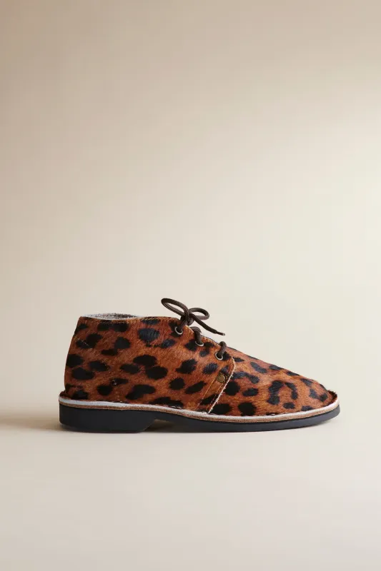 Erongo Vellies in Leopard Print sold by Brother Vellies