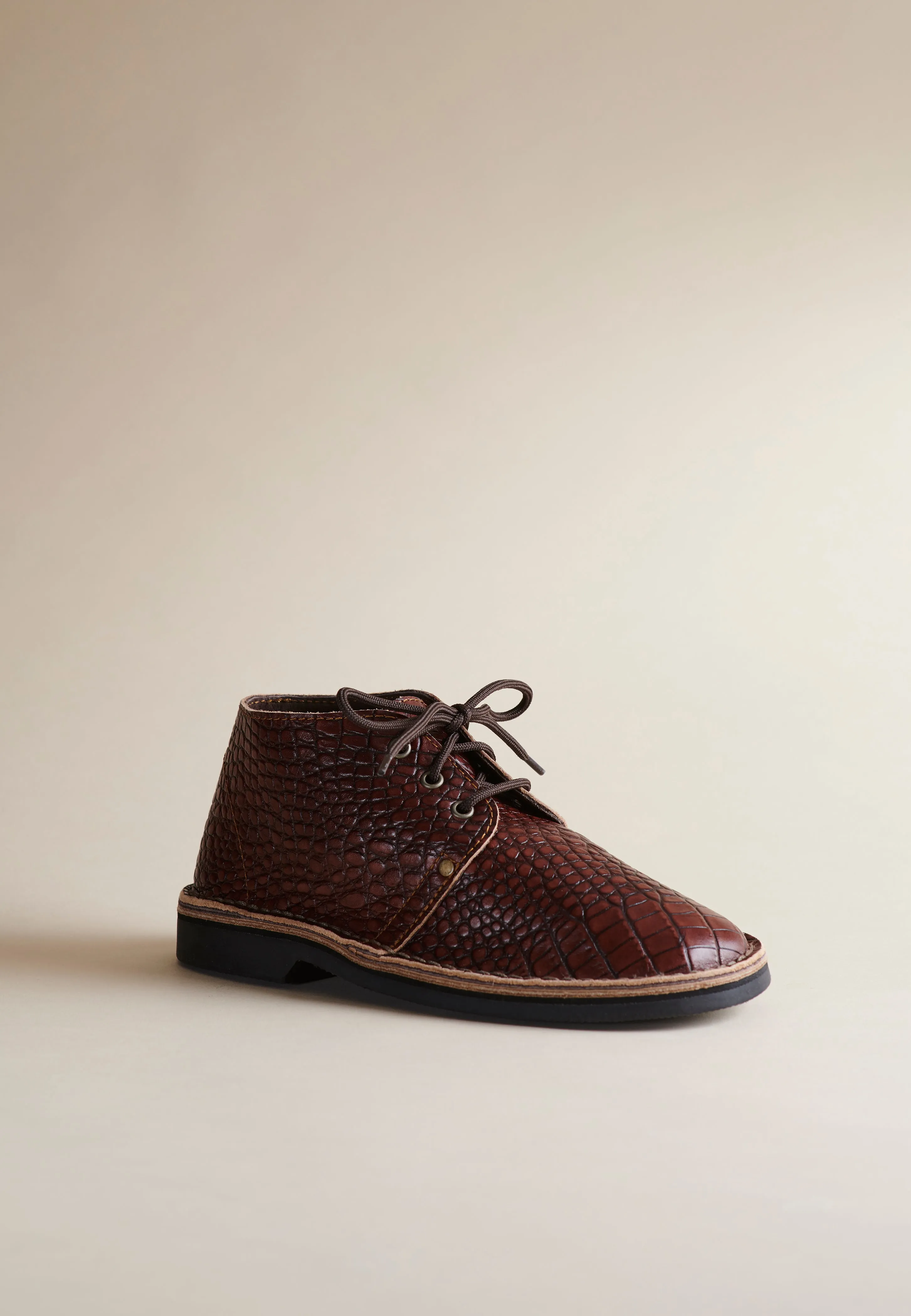 Erongo Vellies in Whiskey Croc Leather sold by Brother Vellies product image thumbnail 2