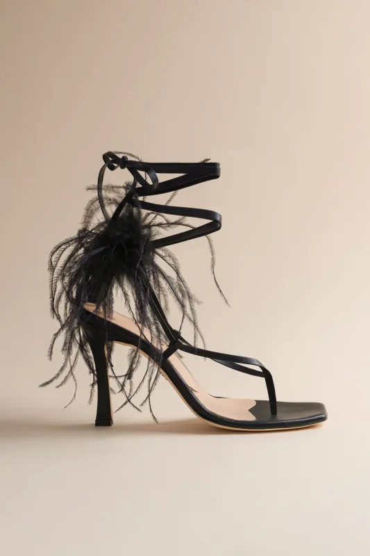 Paloma Sandal in Midnight sold by Brother Vellies