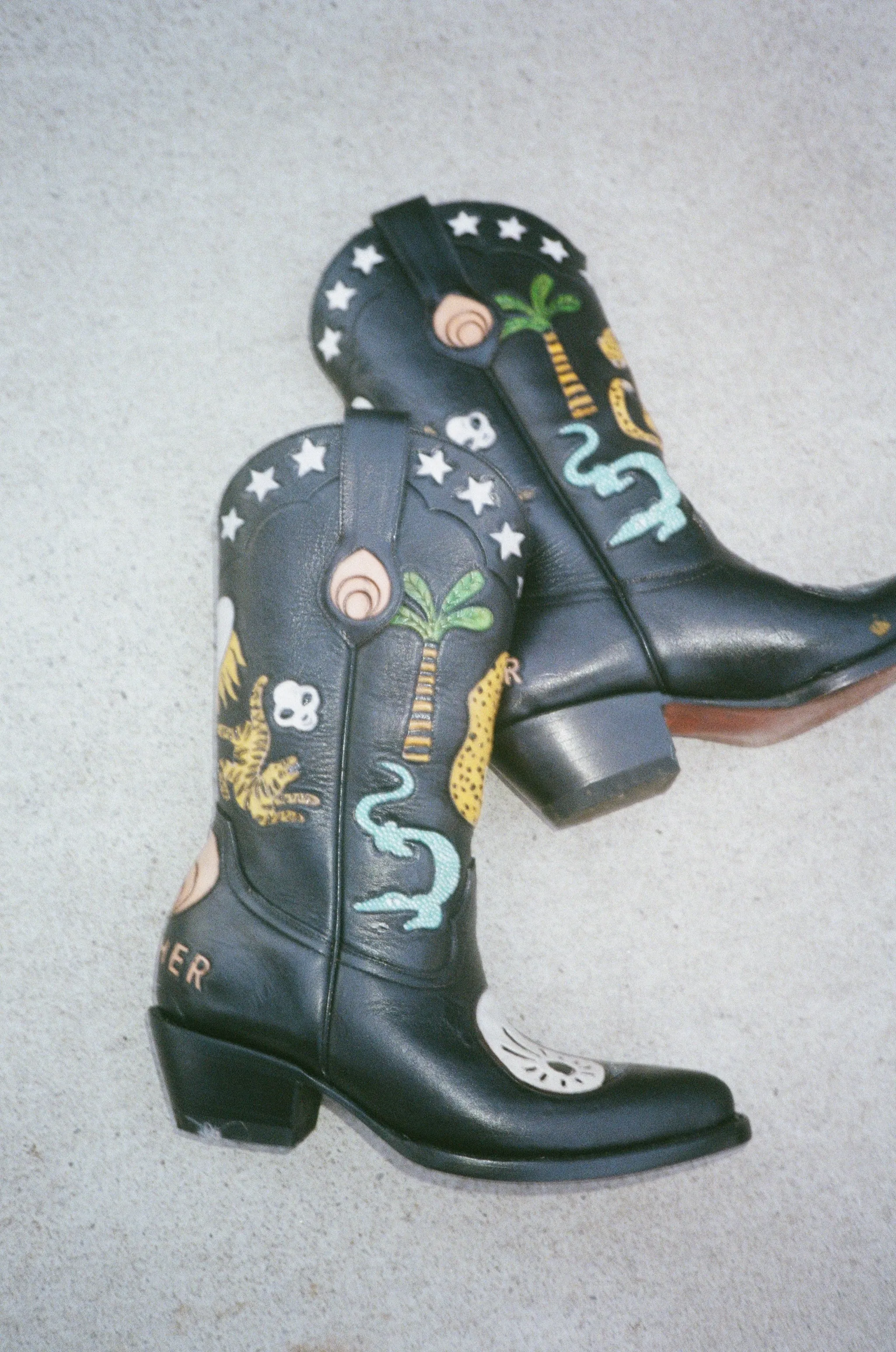 Yin Yang Doodle Cowboy Boot sold by Brother Vellies product image thumbnail 4