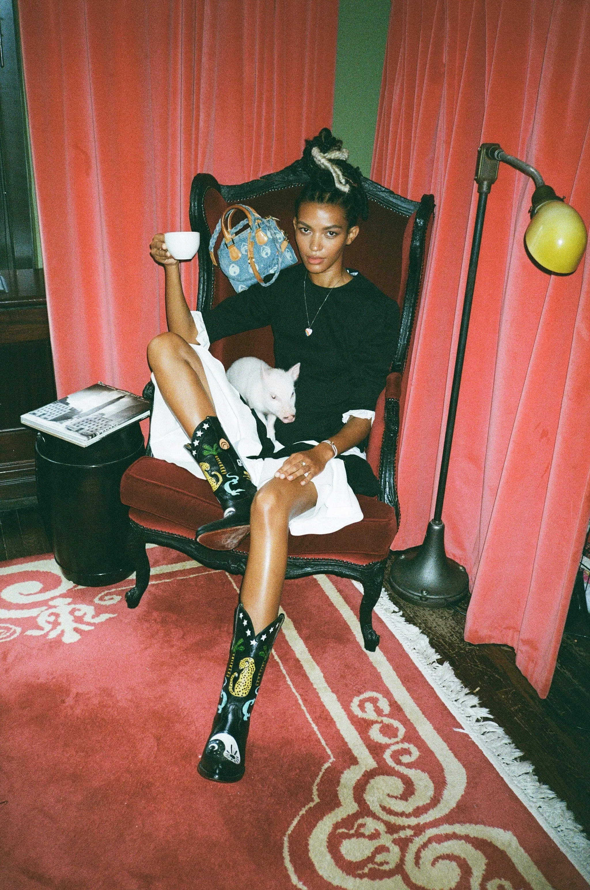 Yin Yang Doodle Cowboy Boot sold by Brother Vellies product image thumbnail 2