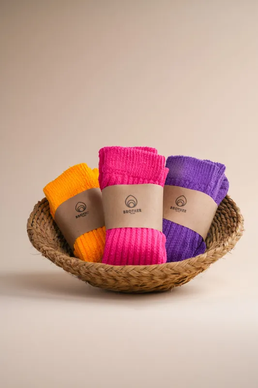 Cloud Sock Bundle - Fruit Sorbet sold by Brother Vellies