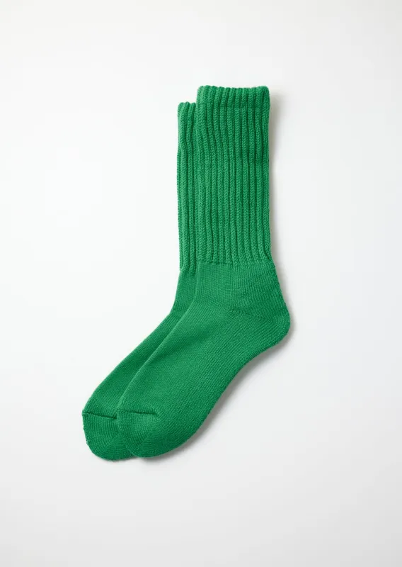 Loose Pile Crew Socks made by ROTOTO