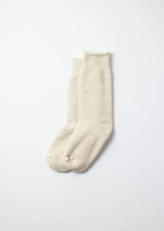 Double face crew socks sold by Tanner Goods