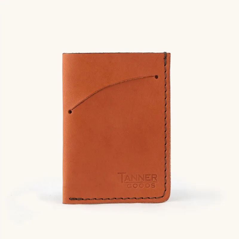 Minimal Cardholder - Chesnut (Final Sale) sold by Tanner Goods