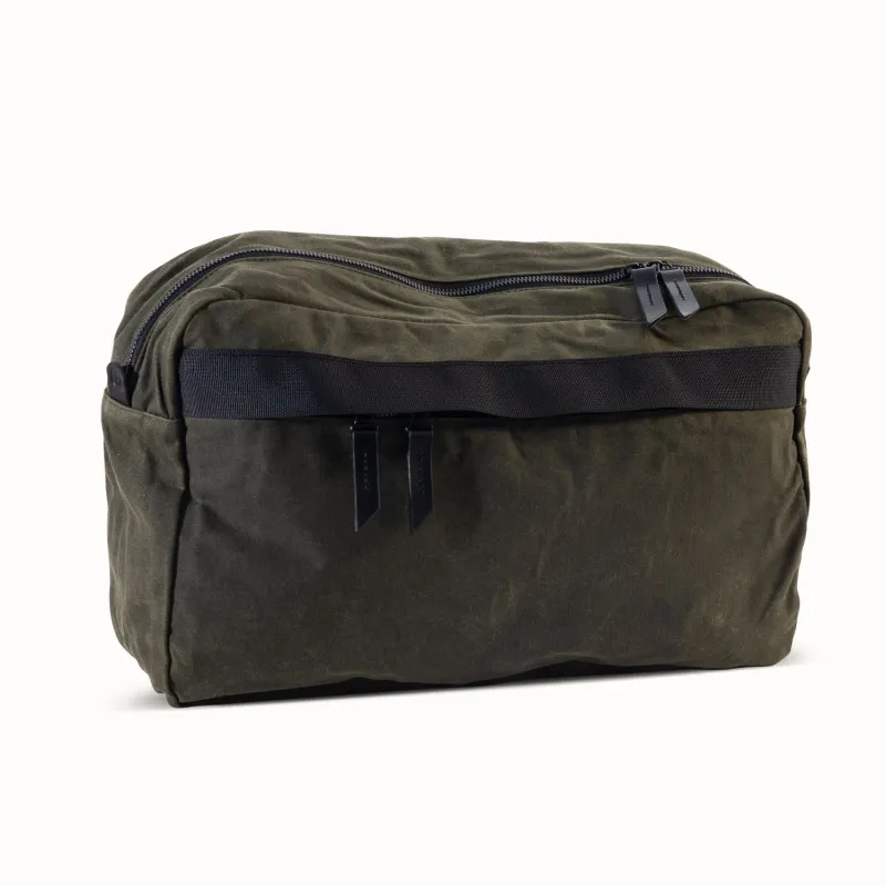 Canyon Crossbody Large - Juniper Green Waxed Canvas sold by Tanner Goods