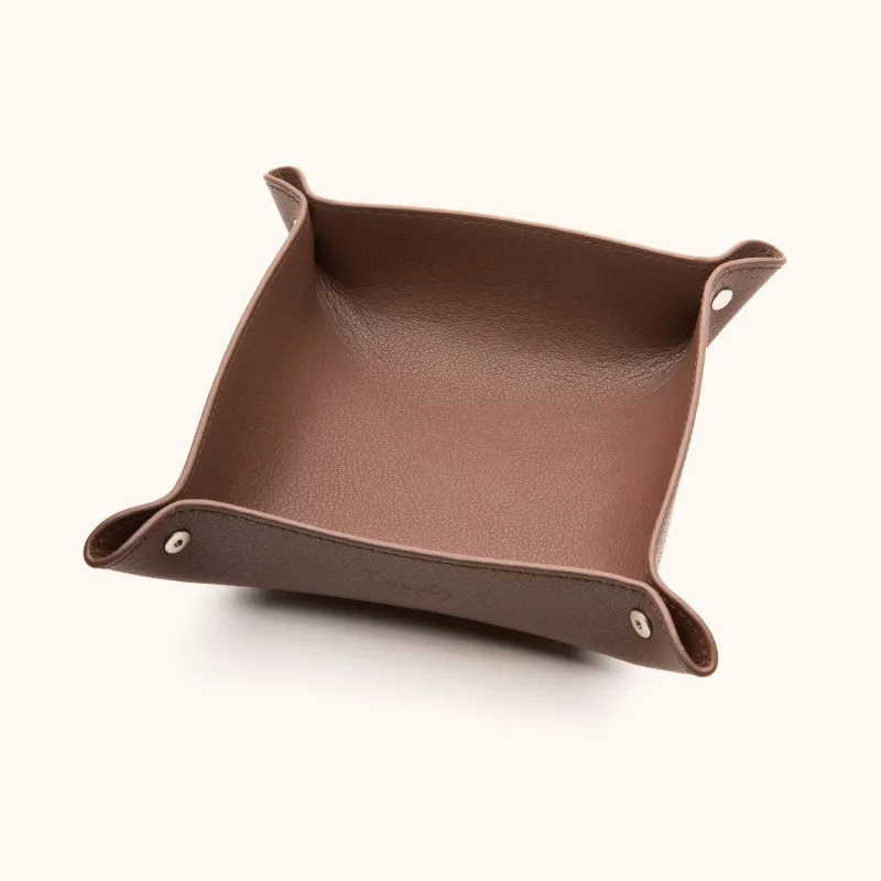Recycled Leather Valet Tray - Cognac sold by Tanner Goods