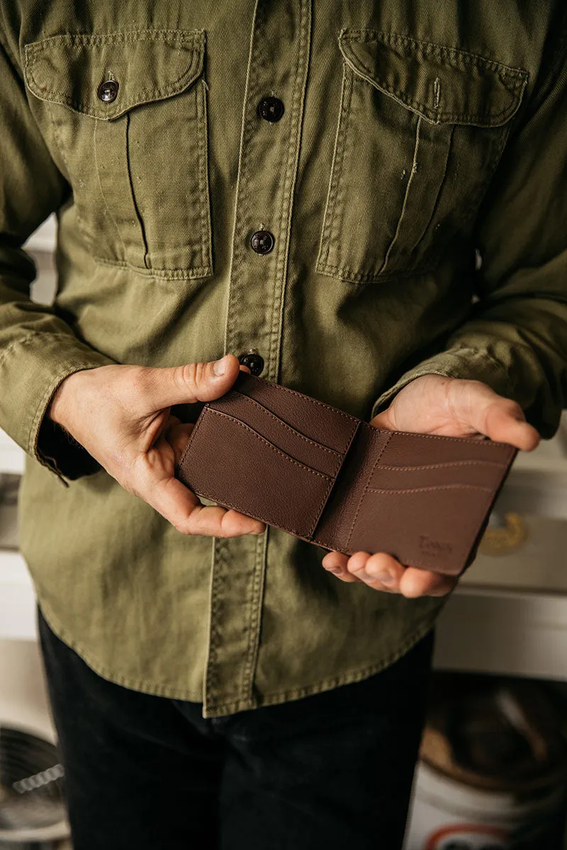 Recycled Leather Utility Bifold - Cognac sold by Tanner Goods product image thumbnail 3