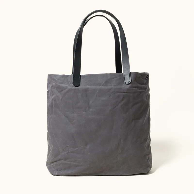 Simple Tote - Slate Grey (Waxed Canvas) sold by Tanner Goods