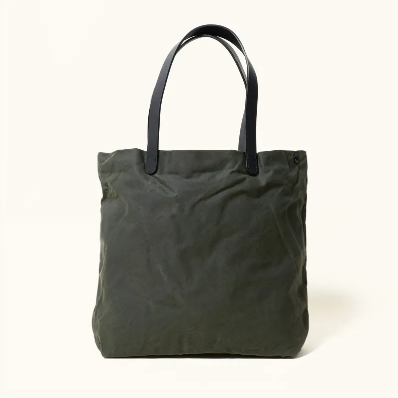 Simple Tote - Juniper Green (Waxed Canvas) sold by Tanner Goods