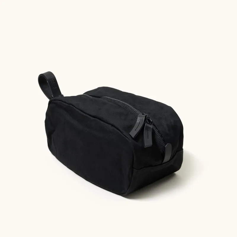 Drifter Dopp Kit - Onyx (Waxed Canvas) sold by Tanner Goods