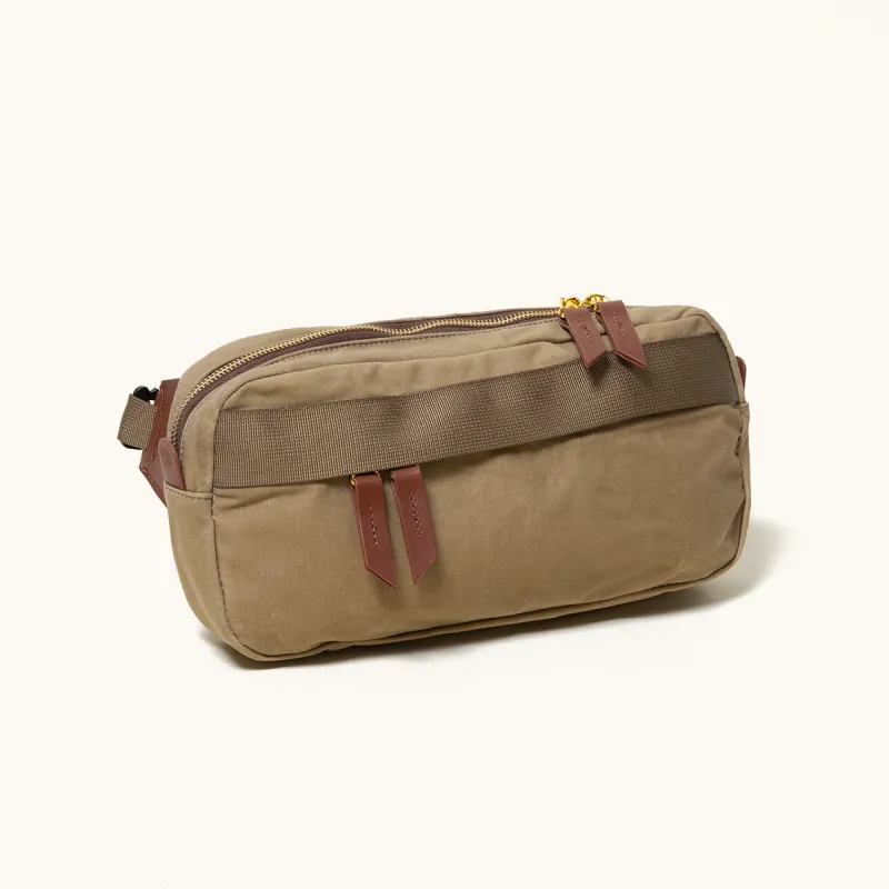 Canyon Crossbody Pack - Utility Tan (Waxed Canvas) sold by Tanner Goods