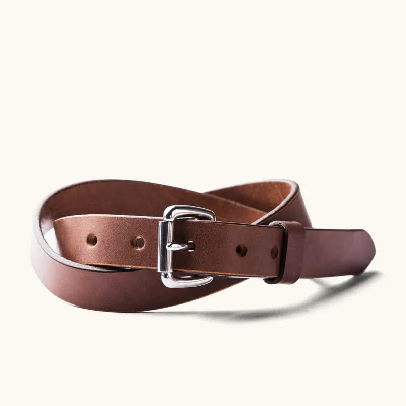 Skinny Standard Belt - Cognac sold by Tanner Goods