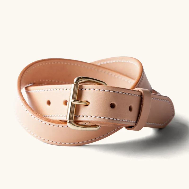 Heritage Belt - Natural sold by Tanner Goods