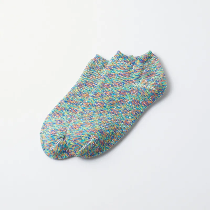 Washi Pile Short Socks - Kasuri Bloom sold by Tanner Goods