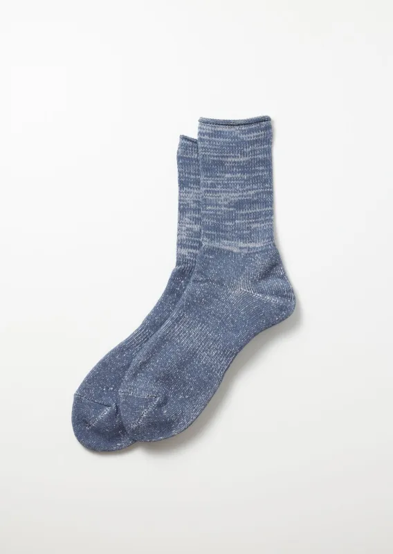 Washi Pile Crew Sock - Slate Blue sold by Tanner Goods