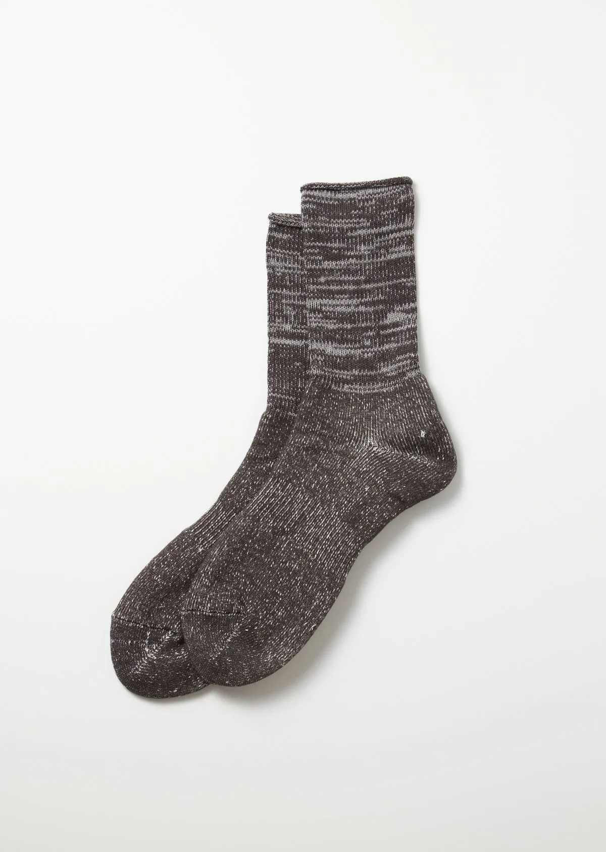Washi Pile Crew Sock - Charcoal sold by Tanner Goods