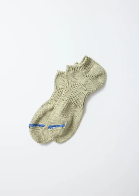 Chunky Sneaker Sock - Light Khaki/Blue sold by Tanner Goods