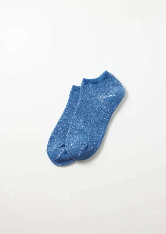 Washi Pile Short Socks - Blue sold by Tanner Goods