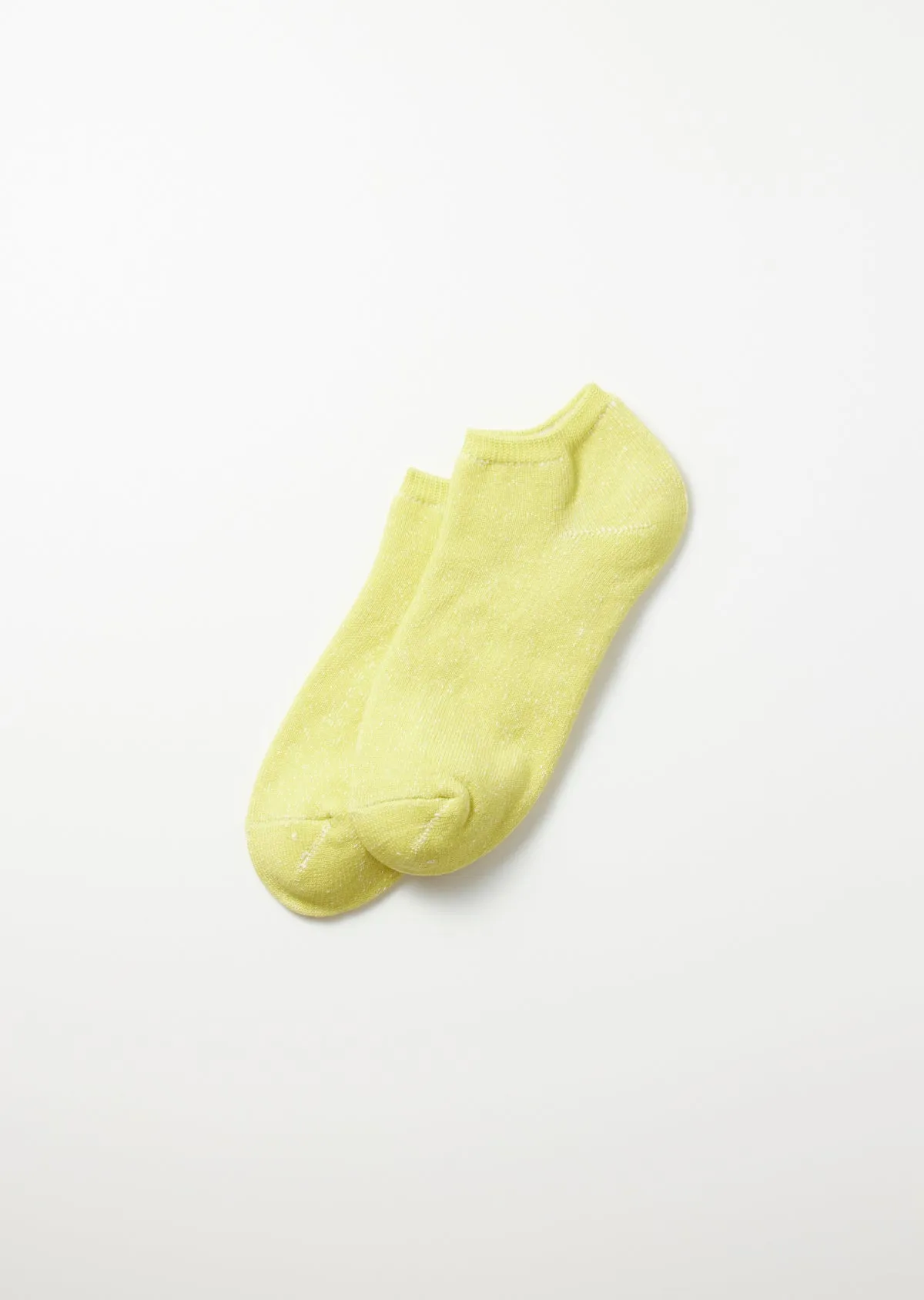 Washi Pile Short Socks - Lime sold by Tanner Goods