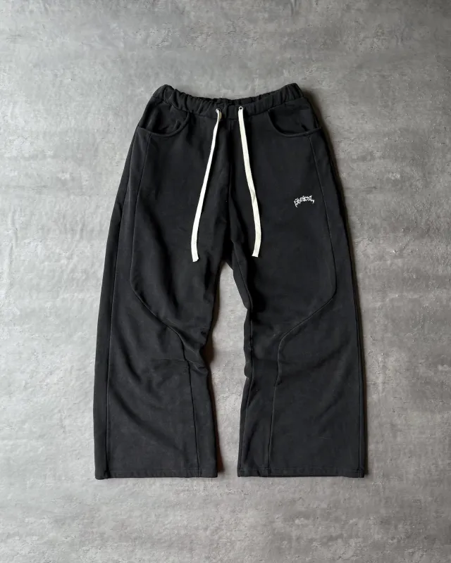 VEIN SWEATPANTS [WASHED BLACK] sold by Synical Global