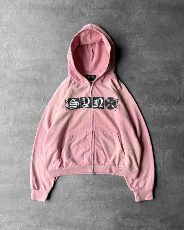 IRON VEIN ZIP UP [FADED PINK] sold by Synical Global