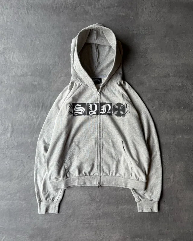 IRON VEIN ZIP UP [FADED HEATHER] sold by Synical Global