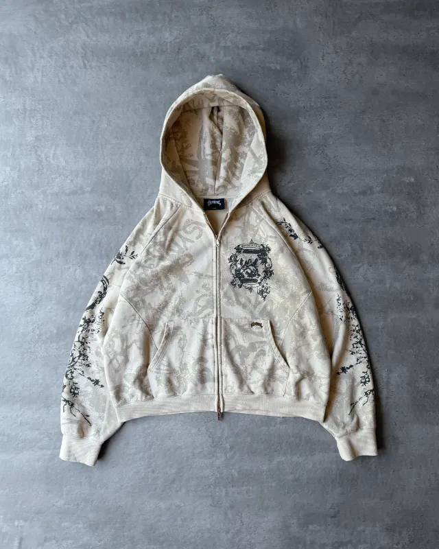 PATH TO CHAOS ZIP UP [CREAM] sold by Synical Global