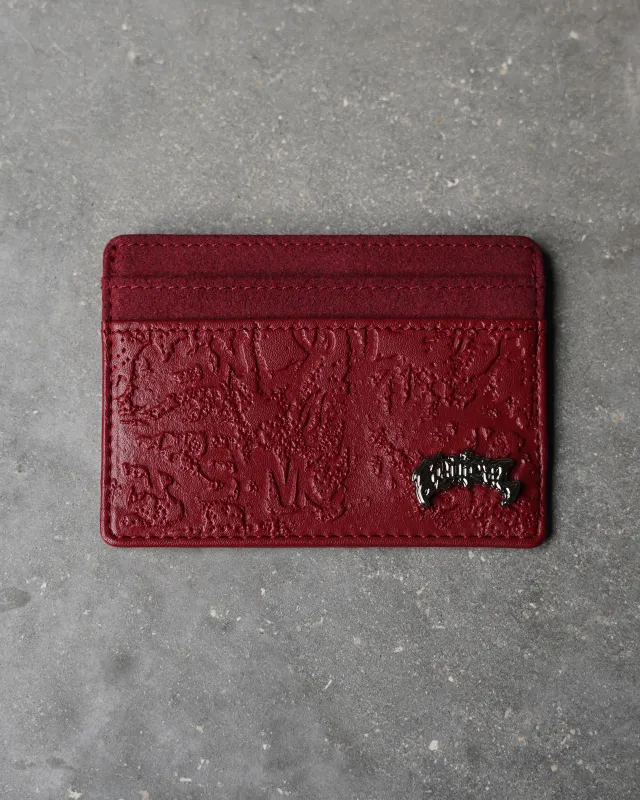 GRAFFITI CARD HOLDER [WINE RED] sold by Synical Global