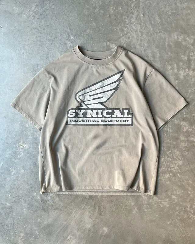SYN INDUSTRIES TEE [WASHED GREY] sold by Synical Global